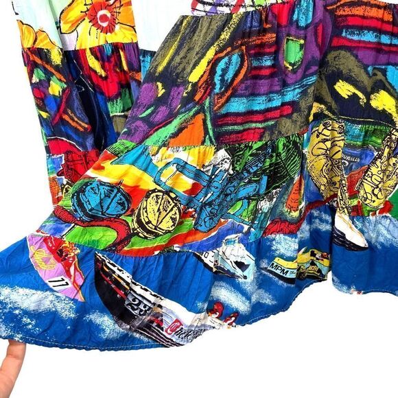 Jams World Hattie floral koi fish printed mini‎ Dress Sz M - Picture 6 of 9